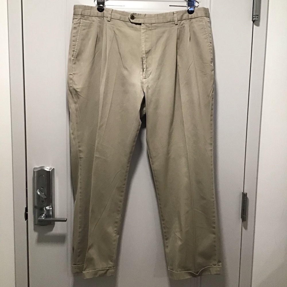 Grant Thomas Cotton Pants Size 42X32 Preowned